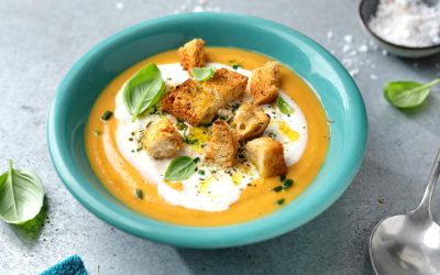 Dyniowy krem z kurczakiem