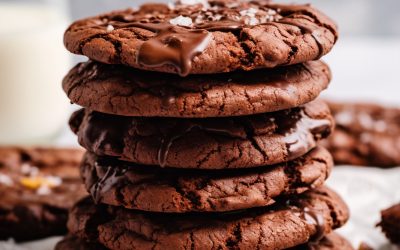 Czekoladowe ciastka z fasolą