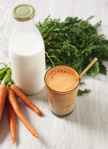 smoothie marchewkowo bananowe