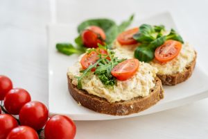 pasta twarogowa z łososiem