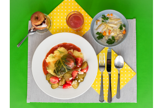 Obiady szkolne – 60 propozycji zbilansowanych zestawów obiadowych