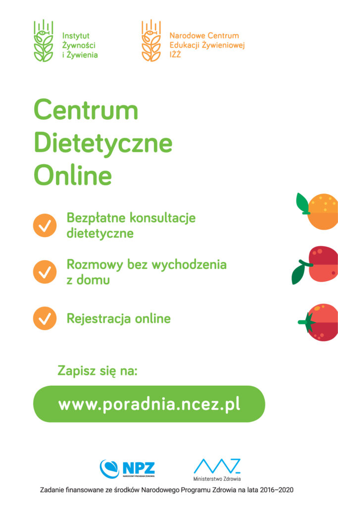 Narodowe Centrum Edukacji Żywieniowej | Centrum Dietetyczne Online - nasza misja