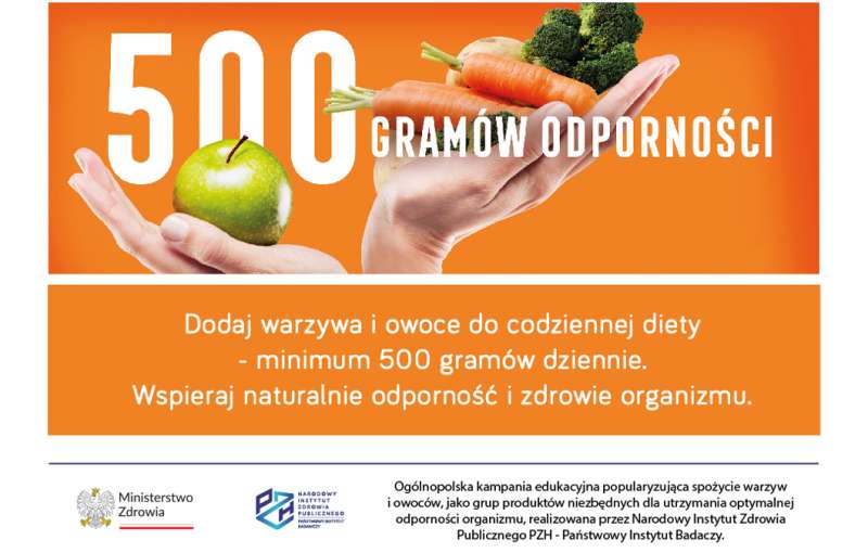 Narodowe Centrum Edukacji Żywieniowej|500 gramów odporności. Wspieraj naturalnie odporność i zdrowie organizmu.
