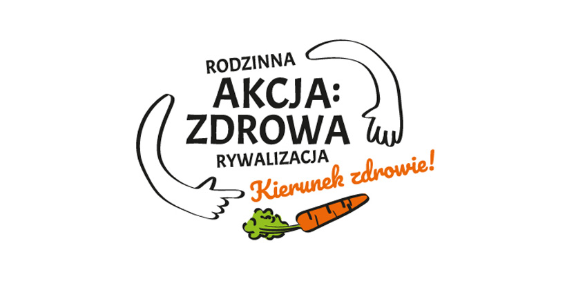 Narodowe Centrum Edukacji Żywieniowej | NCEZ – strona głównaLogo kampanii Rodzinna Akcja Zdrowa Rywalizacja