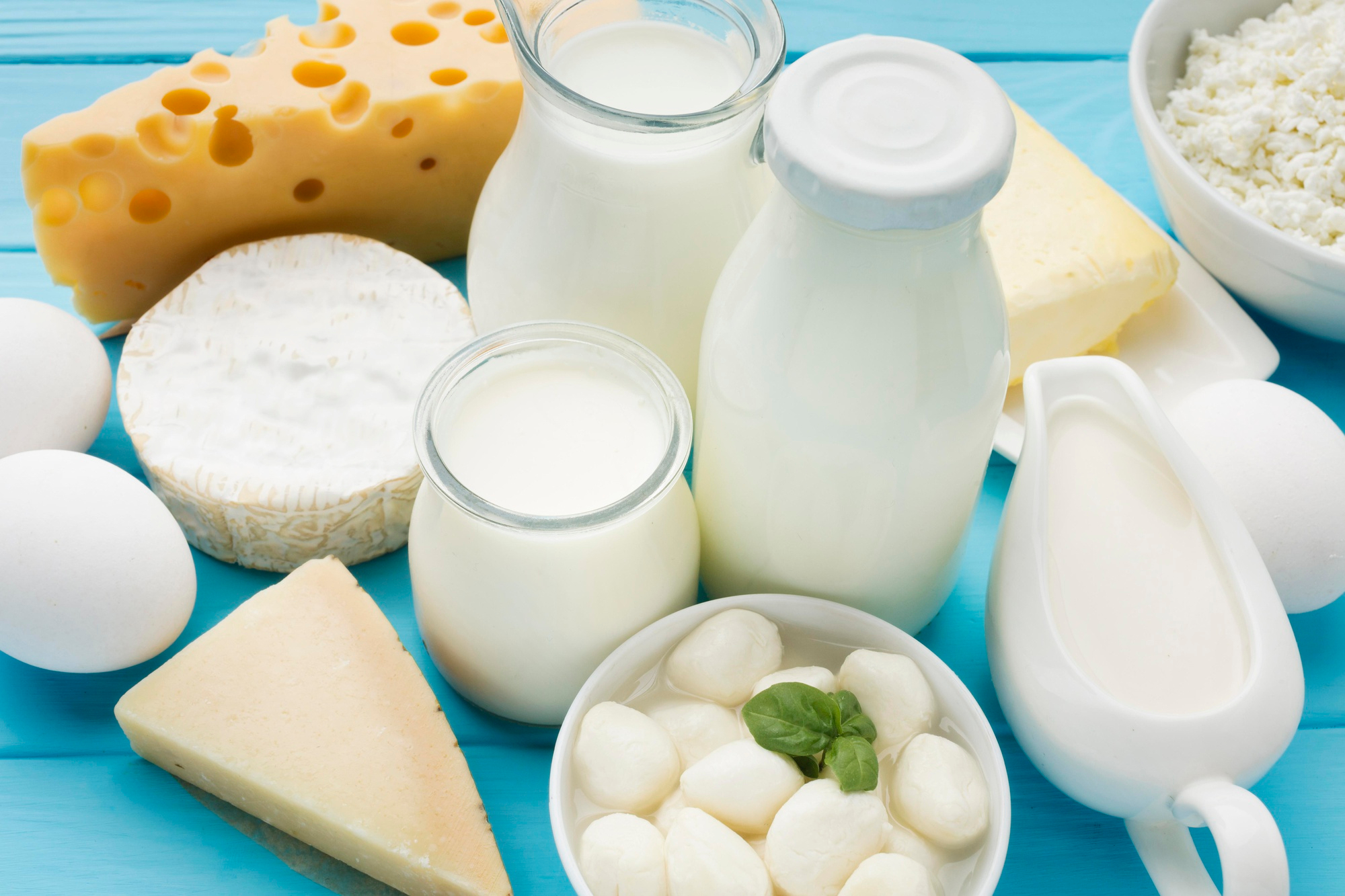 2148610557 Zdjęcie różnych produktów pochodzenia mlecznego